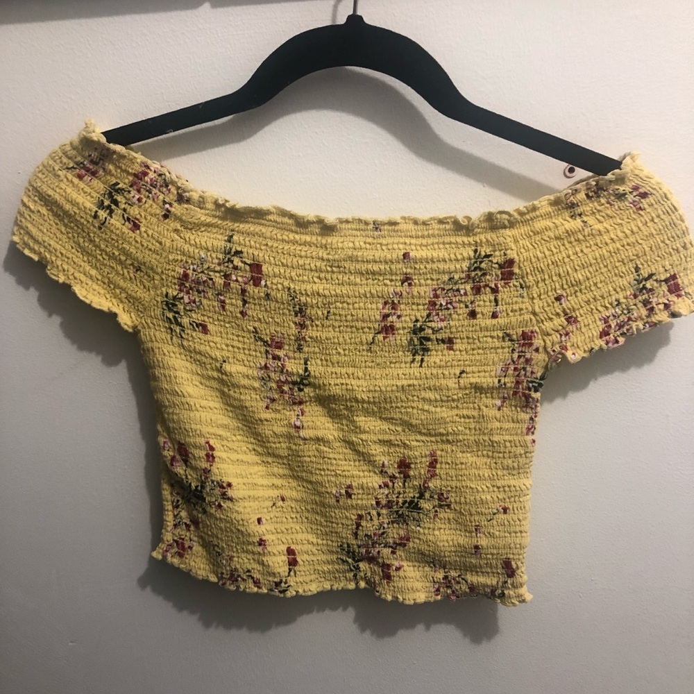 Kendall and Kylie off the shoulder crop top